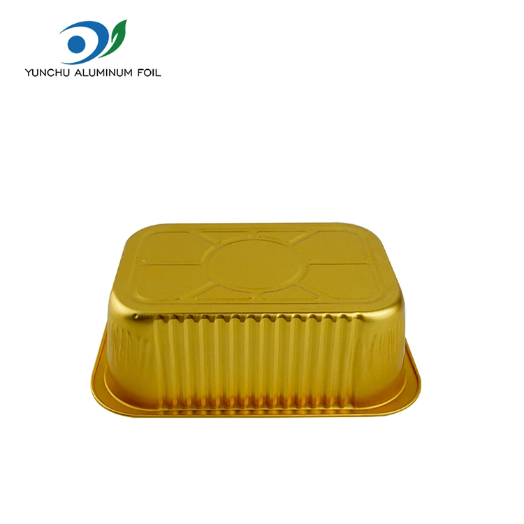 За еднократна употреба плоштад заптивка Гратин алуминиумска фолија контејнери