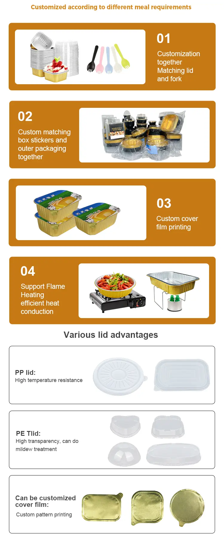 Round color is resistant baking Smoothwall Aluminum Foil Containers