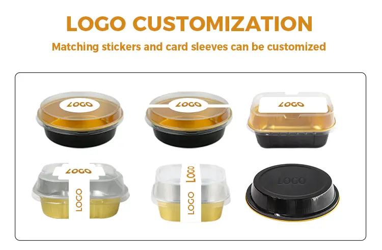 Disposable special-shaped color Smoothwall Aluminum Foil Containers