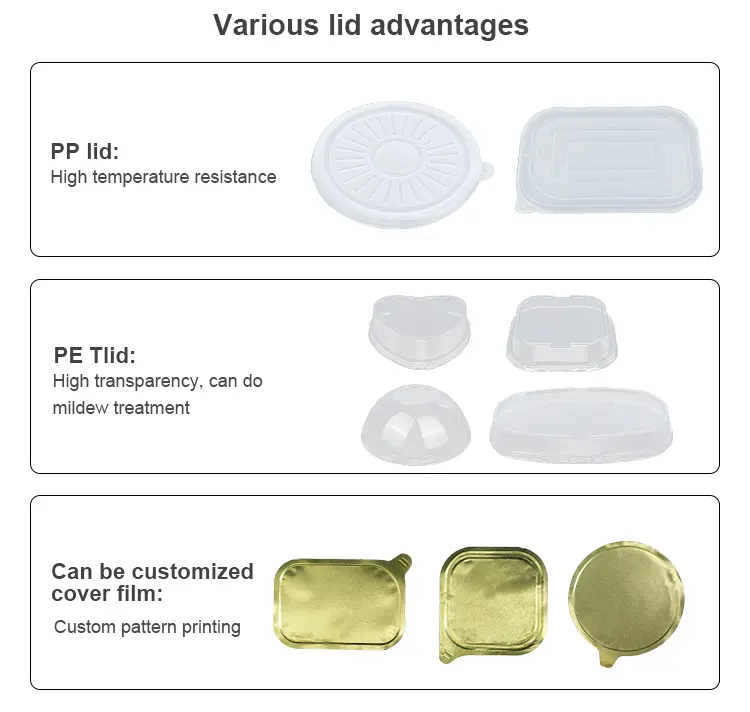 Large capacity rectangular gold Aluminum Foil Containers
