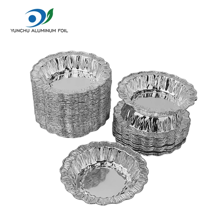 Чипка тркалезна торта за печење сребрена алуминиумска фолија контејнери