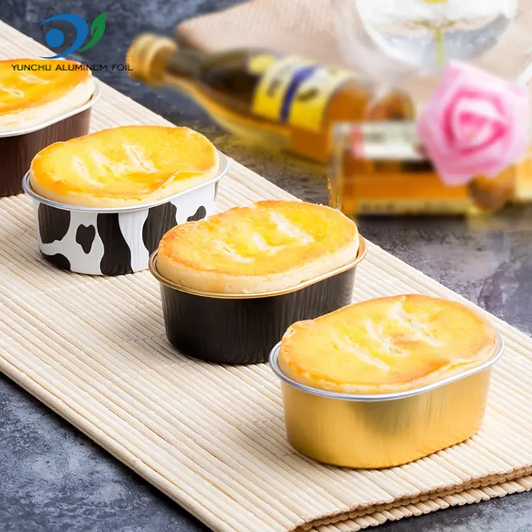 Контејнери од алуминиумска фолија со овални светлосни ѕидови