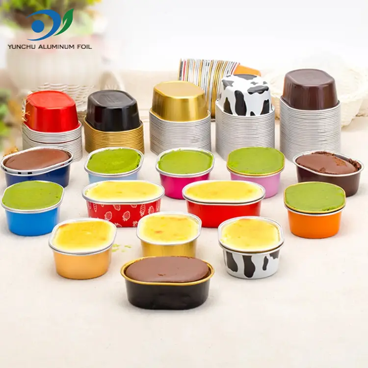 Контејнери од алуминиумска фолија со овални светлосни ѕидови