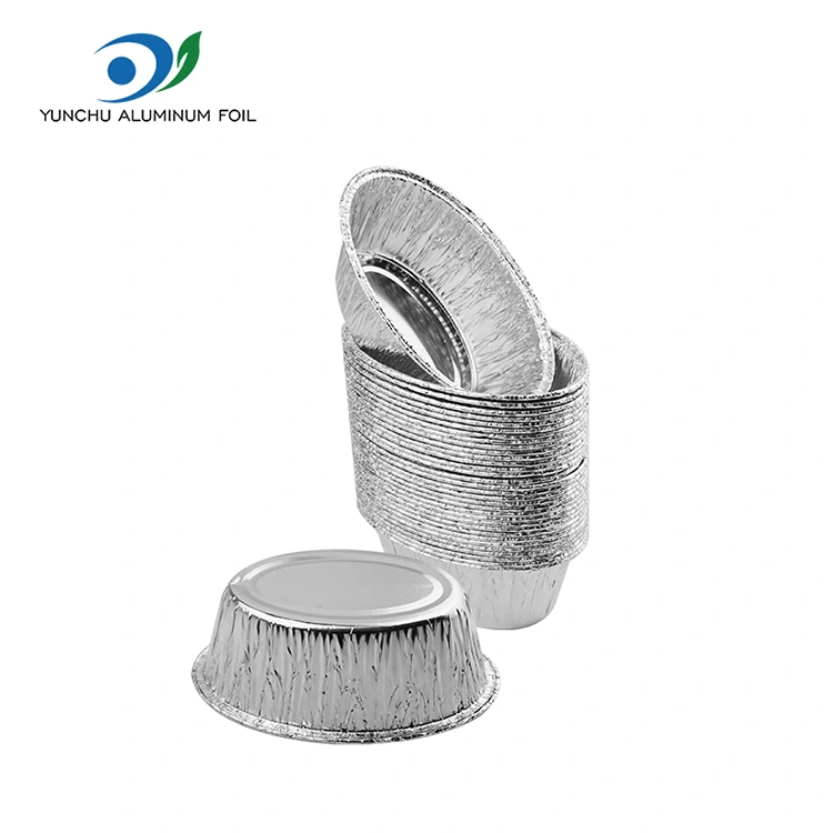 Овална парен торта сребрена алуминиумска фолија сад за храна