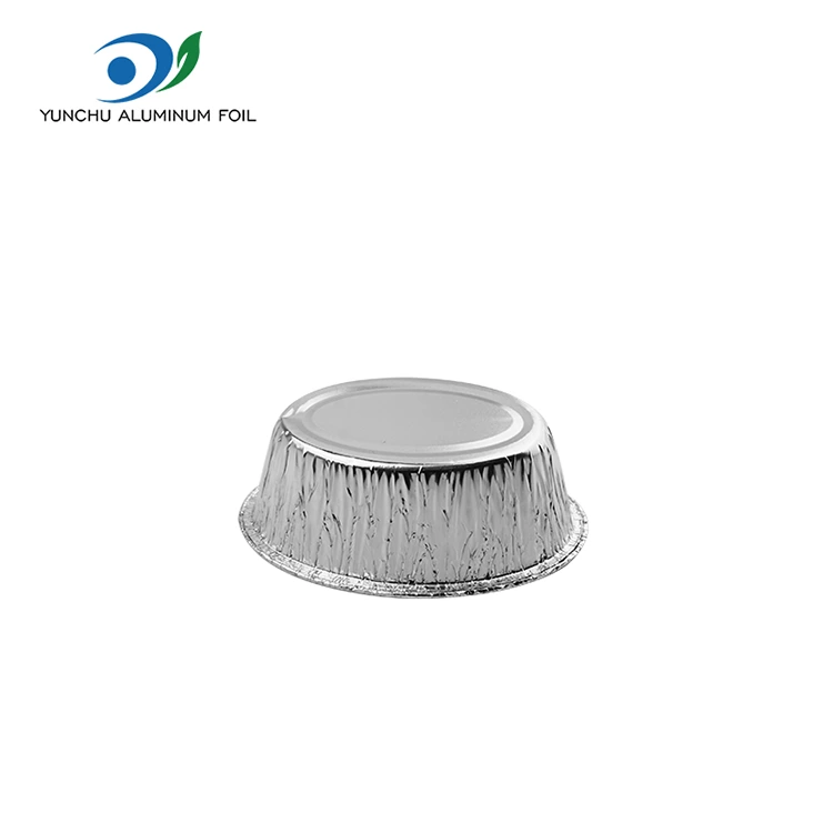 Овална парен торта сребрена алуминиумска фолија сад за храна