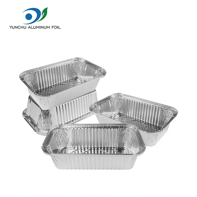 Правоаголен воздух за пржење на воздухот со сребрени алуминиумски фолија Правоаголен воздух за пржење на воздухот со сребрени алуминиумски фолија