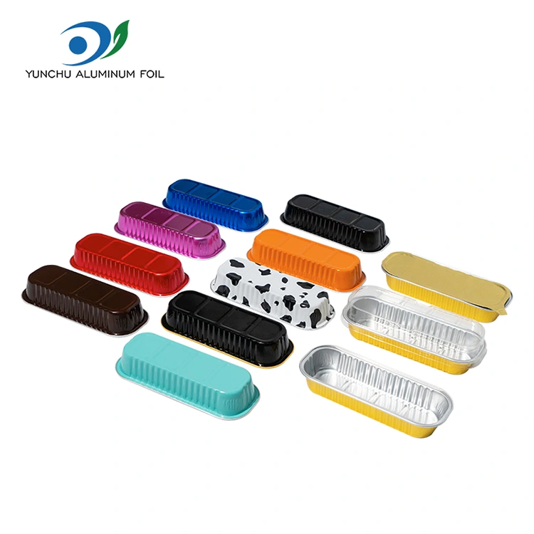 Правоаголна торта за печење торта со мазно vallид алуминиумска фолија