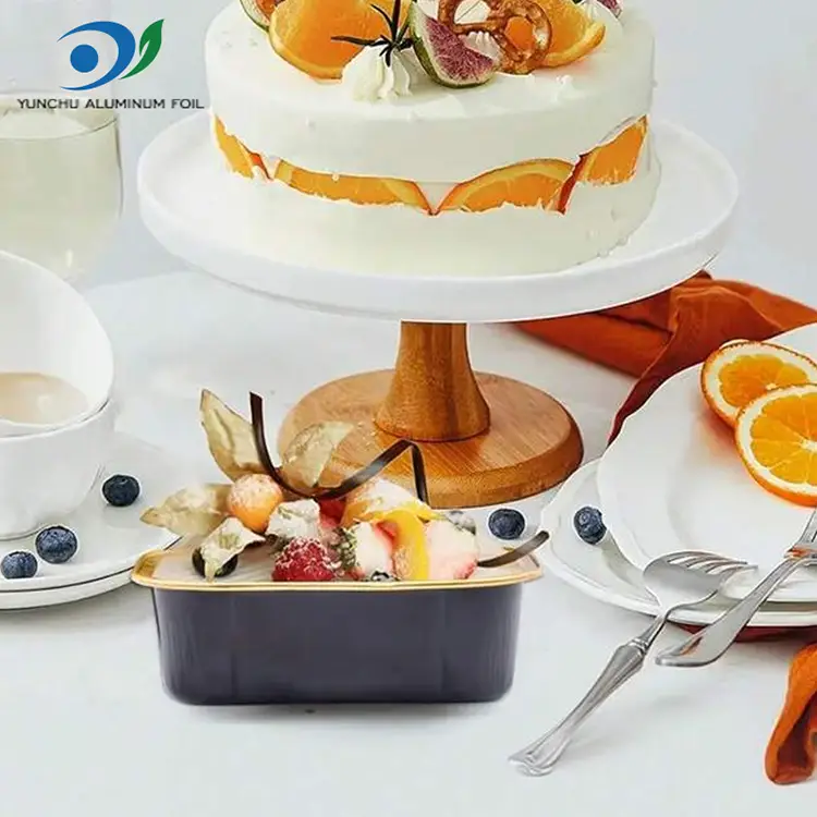 Правоаголна боја на печење во боја на алуминиумска фолија од алуминиум