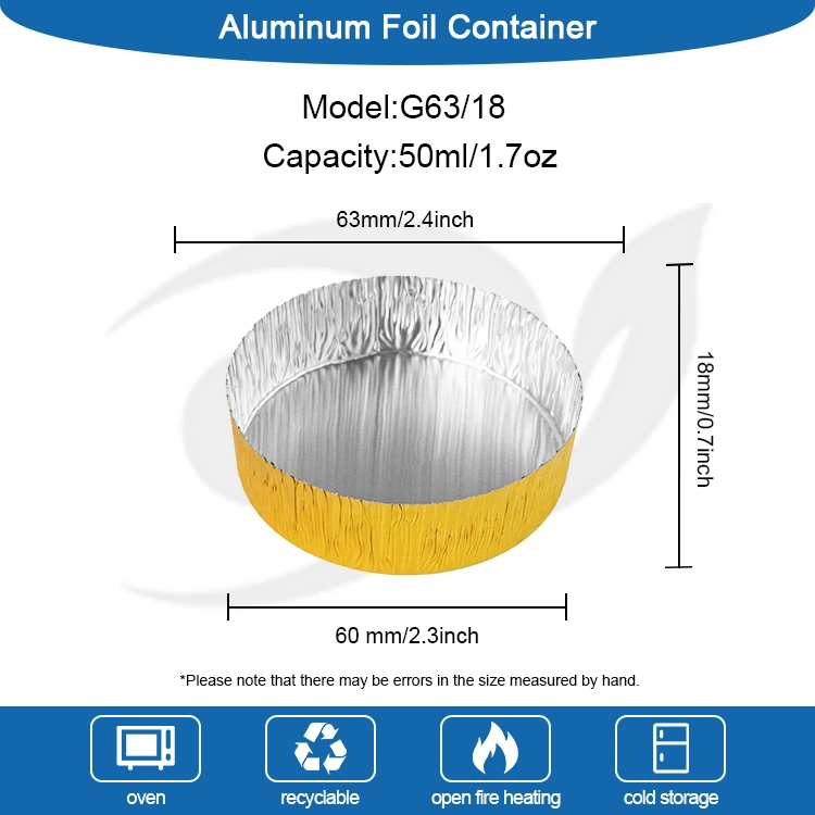Тркалезен сад за храна со мала печење алуминиумска фолија